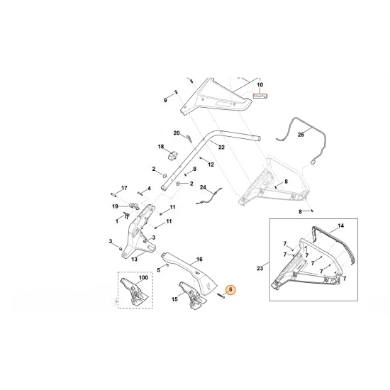 STIHL  Śruba 8x65 9104 007 9995